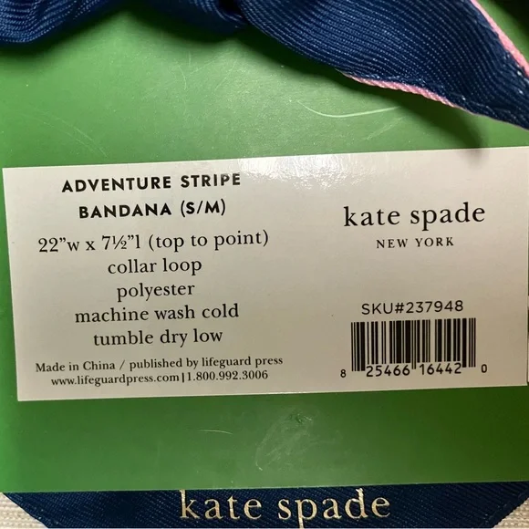 Kate Spade Adventure Stripe Bandana - Picture 2 of 3